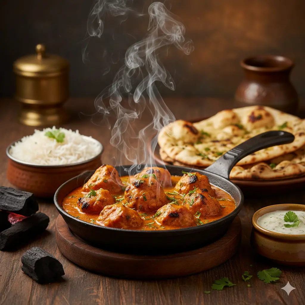 Charcoal Butter Chicken at BiRA 17 - Best Indian Restaurant in Calgary